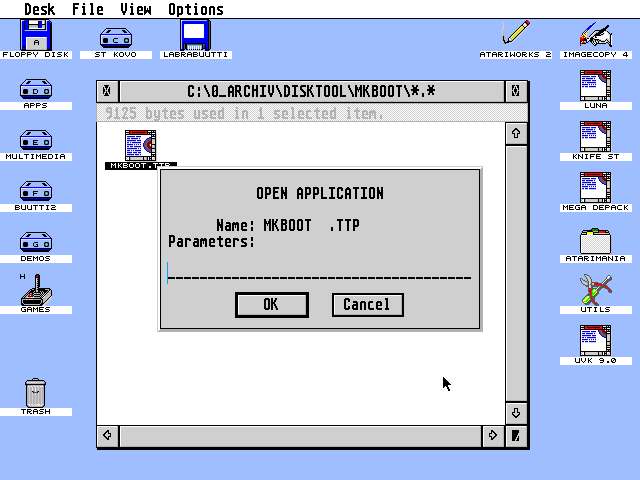 Mkboot — screenshot 1